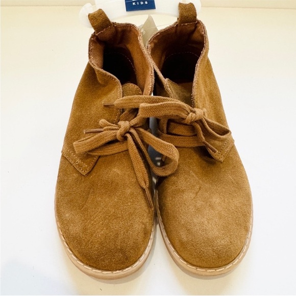 GAP Kids Brown Suede ankle Boots NWT - Picture 3 of 10